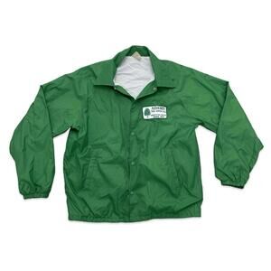 80s Adams Tree Service Inc. windbreaker coach jacket